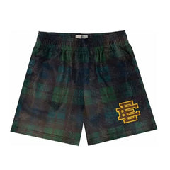 Eric Emanuel EE Plaid Short Green/Black