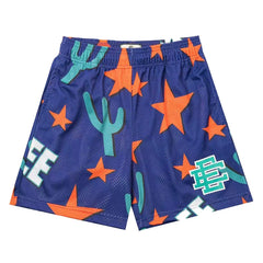 Eric Emanuel EE Star Print Short Blue/Orange