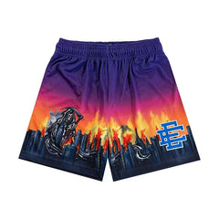 Eric Emanuel EE Graphic Short Purple/Orange