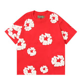 Denim Tears Cotton Wreath Graphic T-Shirt Red