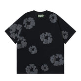 Denim Tears Cotton Wreath Graphic T-Shirt Black Grey