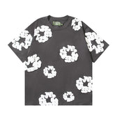 Denim Tears Cotton Wreath Graphic T-Shirt Grey