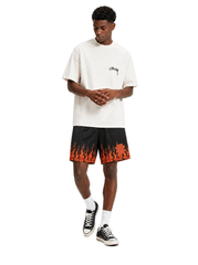 Eric Emanuel EE Basic Core Burning Flames Short Black Red