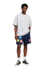 Eric Emanuel EE Basic Core Test Print Short Navy Test Print