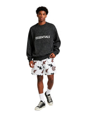 Eric Emanuel x BAPE EE Basic Core Short Cream Brown Navy