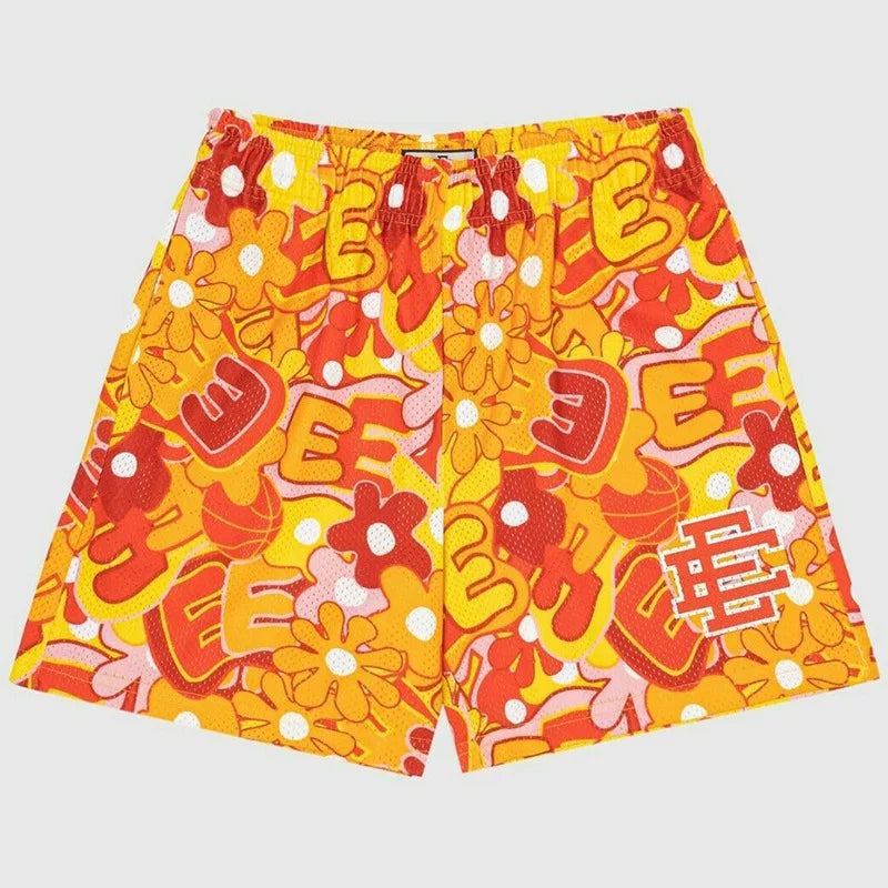 Eric Emanuel EE Allover Print Short Orange/Red