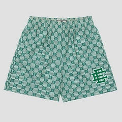 Eric Emanuel EE Pattern Short Green/White