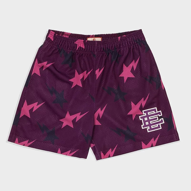 Eric Emanuel EE Star Short Purple/Pink Black