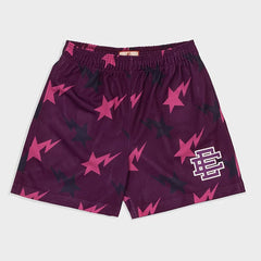 Eric Emanuel EE Star Short Purple/Pink Black