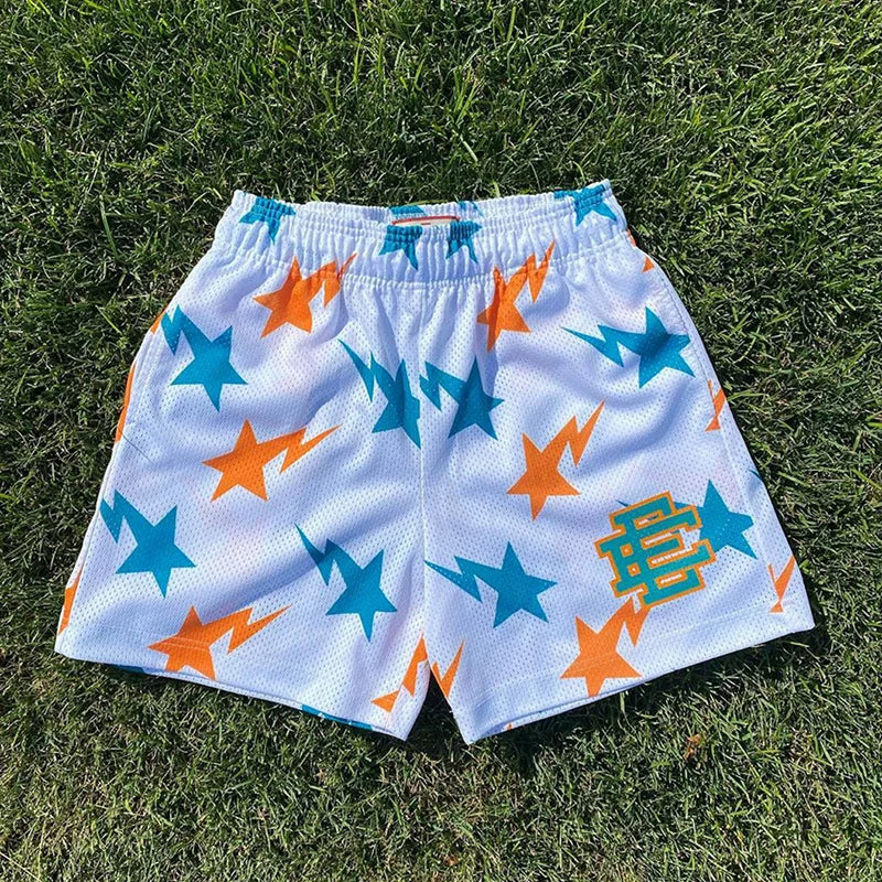 Eric Emanuel EE Star Short White/Blue Orange