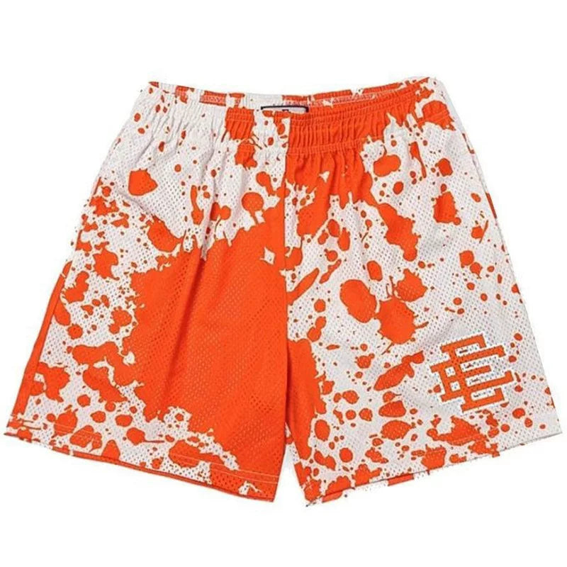 Eric Emanuel EE Paint Short Orange/White