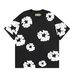 Denim Tears Cotton Wreath Graphic T-Shirt Black