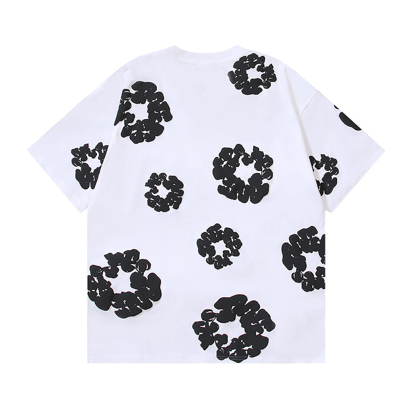 Denim Tears Cotton Wreath Graphic T-Shirt White