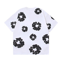 Denim Tears Cotton Wreath Graphic T-Shirt White
