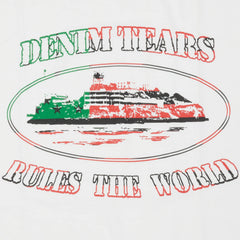 Corteiz x Denim Cortears OG Alcatraz White T Shirt