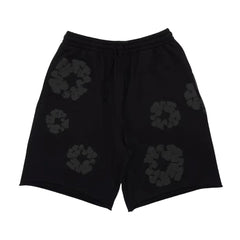 Denim Tears Mono Wreath Sweatshorts Black