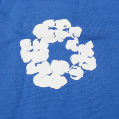Denim Tears The Cotton Wreath Baggy Blue Sweatpants