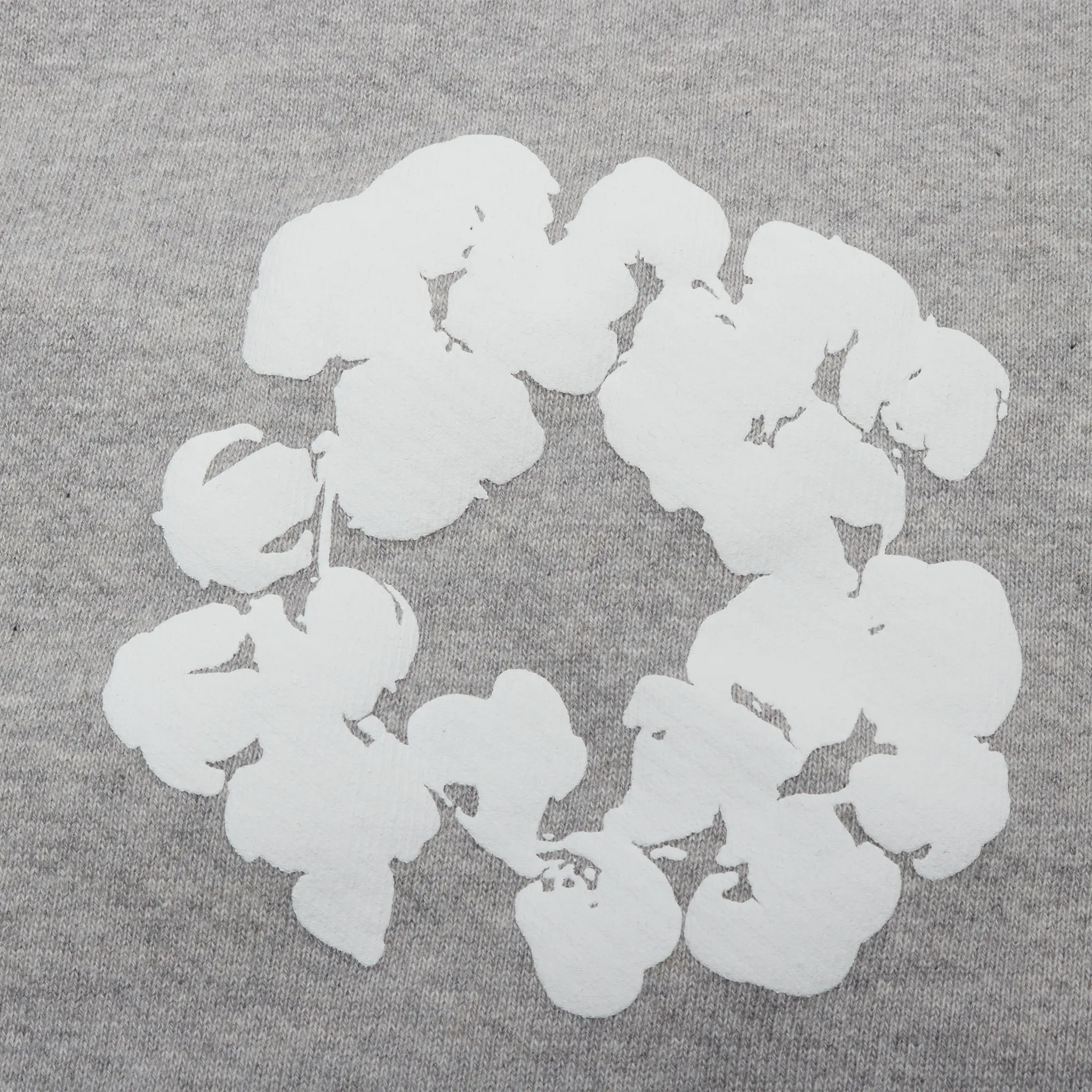 Denim Tears The Cotton Wreath Baggy Grey Sweatpants