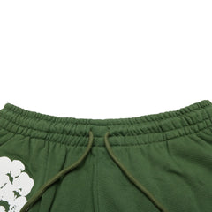 Denim Tears The Cotton Wreath Green Shorts