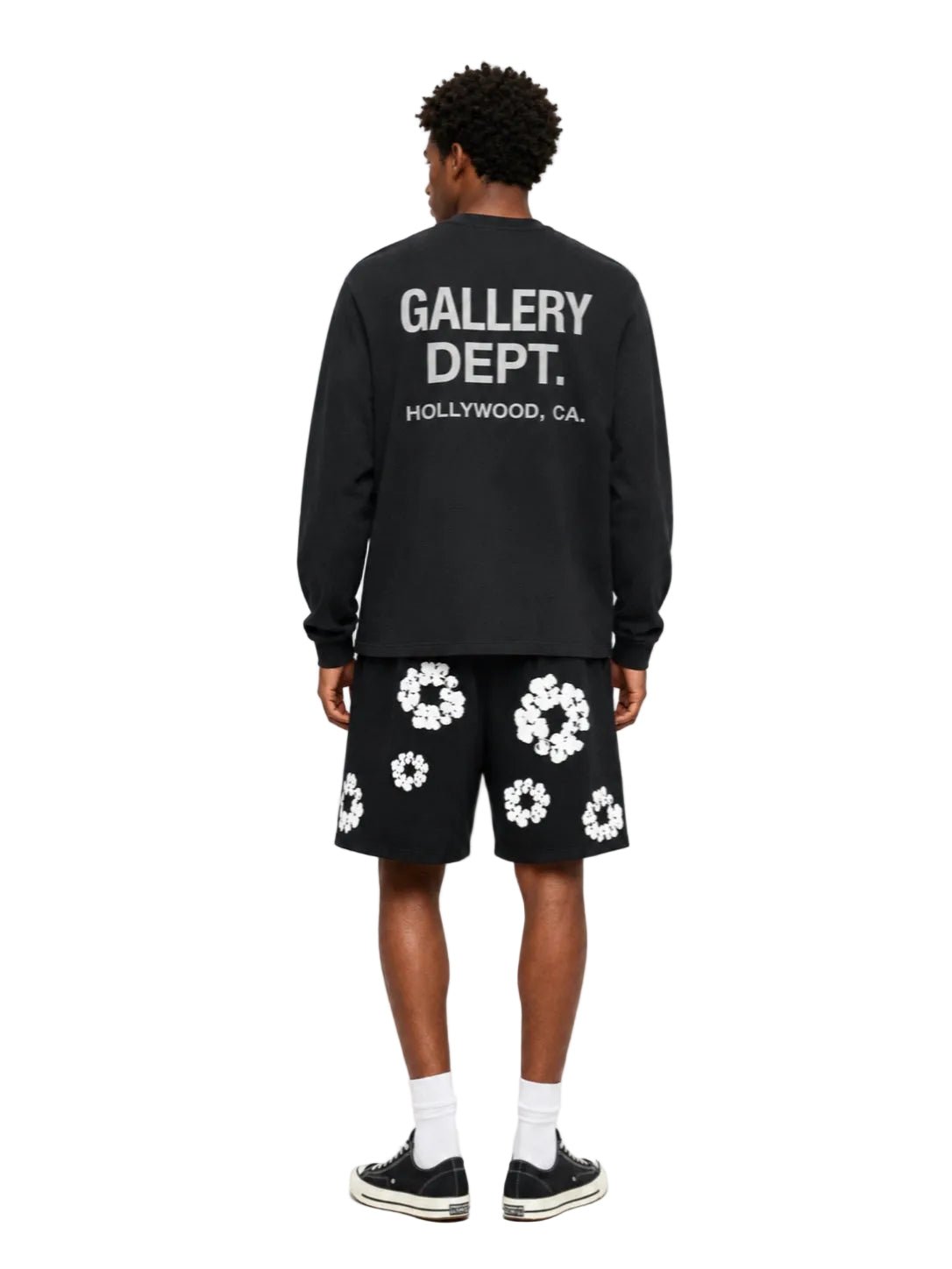 Denim Tears The Cotton Wreath Shorts Black