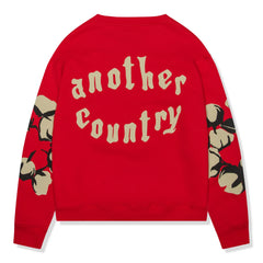 Denim Tears x CPFM Cactus Tears Red Sweatshirt