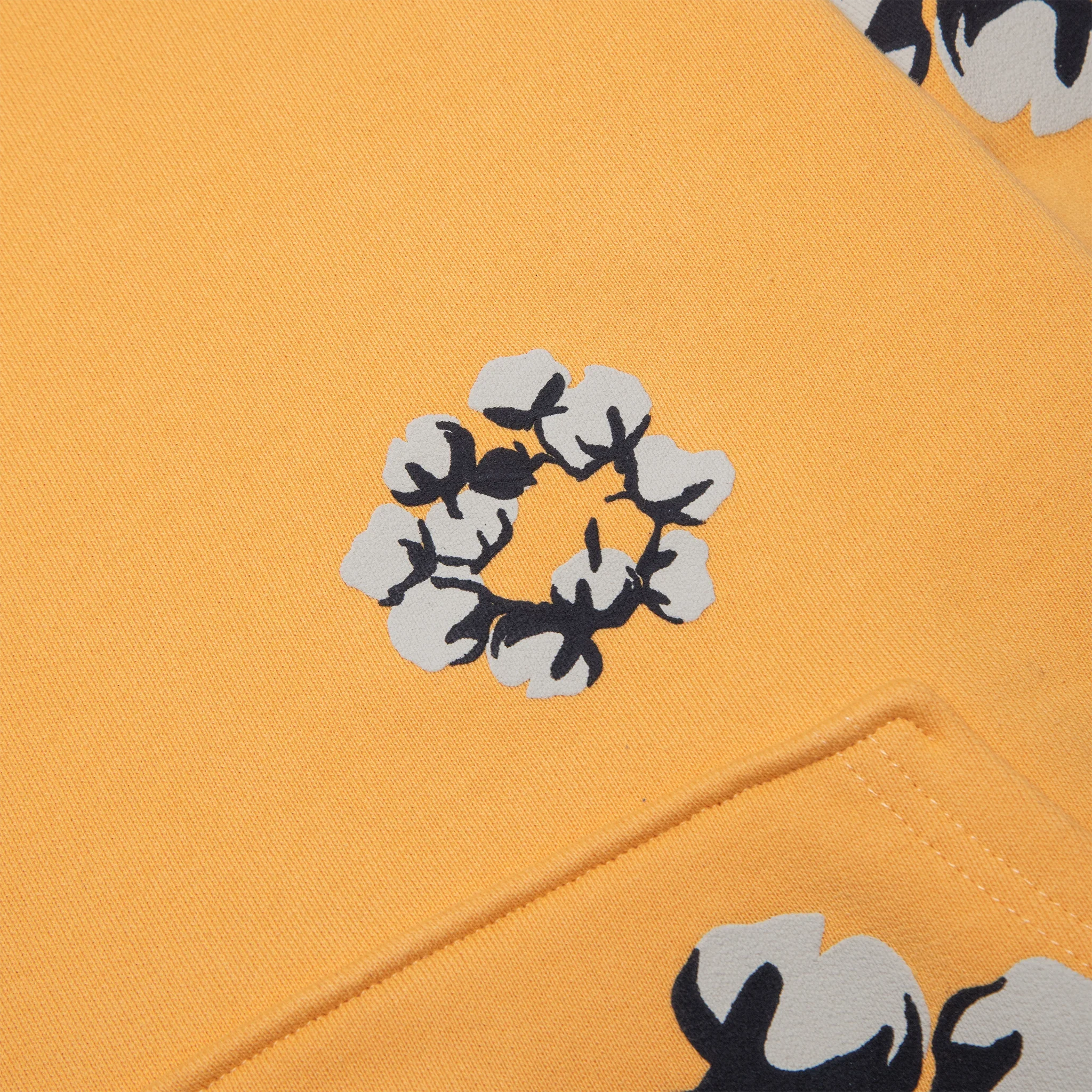 Denim Tears x CPFM Cactus Tears Wreath Yellow Hoodie