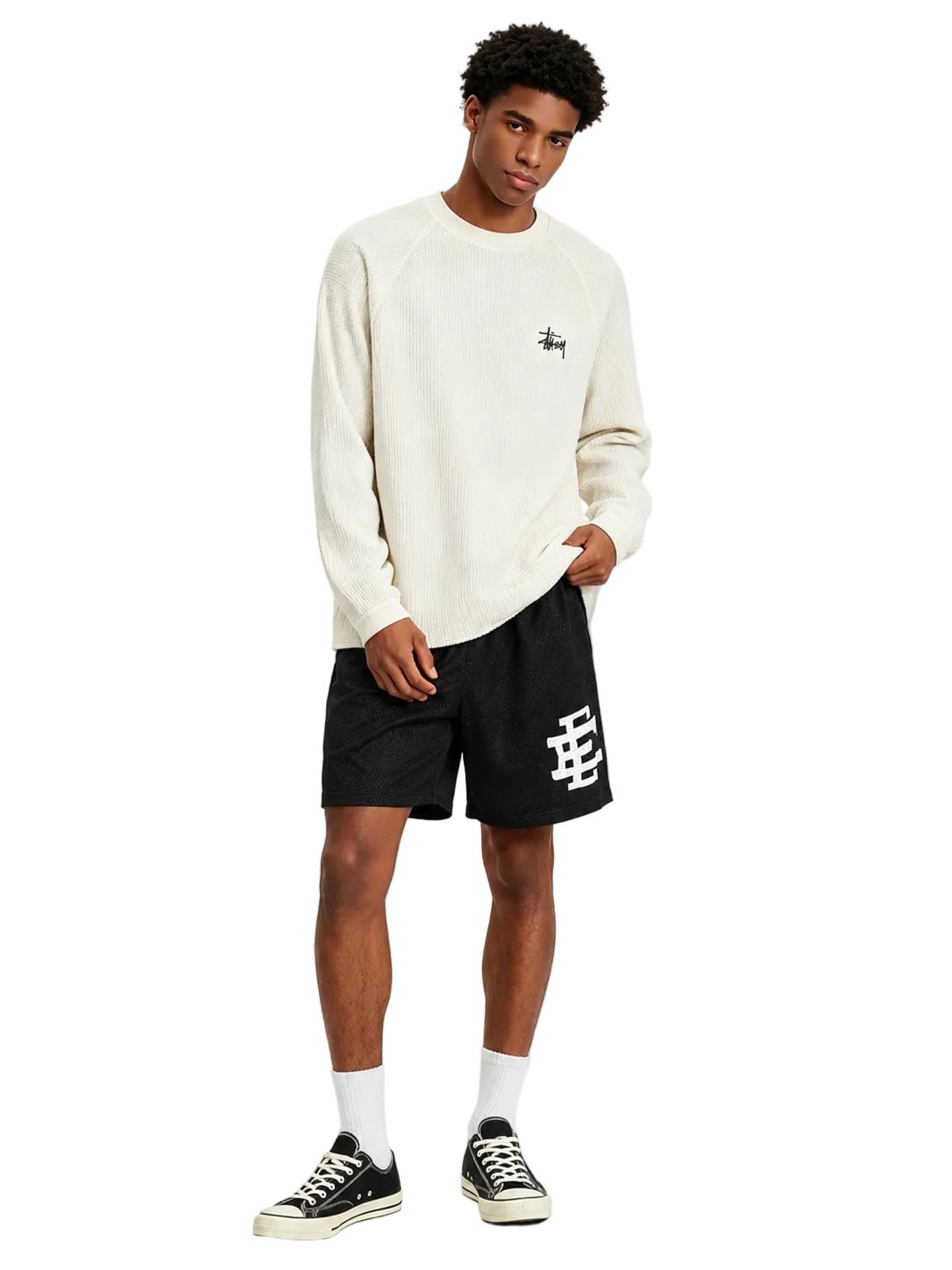 Eric Emanuel EE Akimbo Tyrrell Winston Short Black White