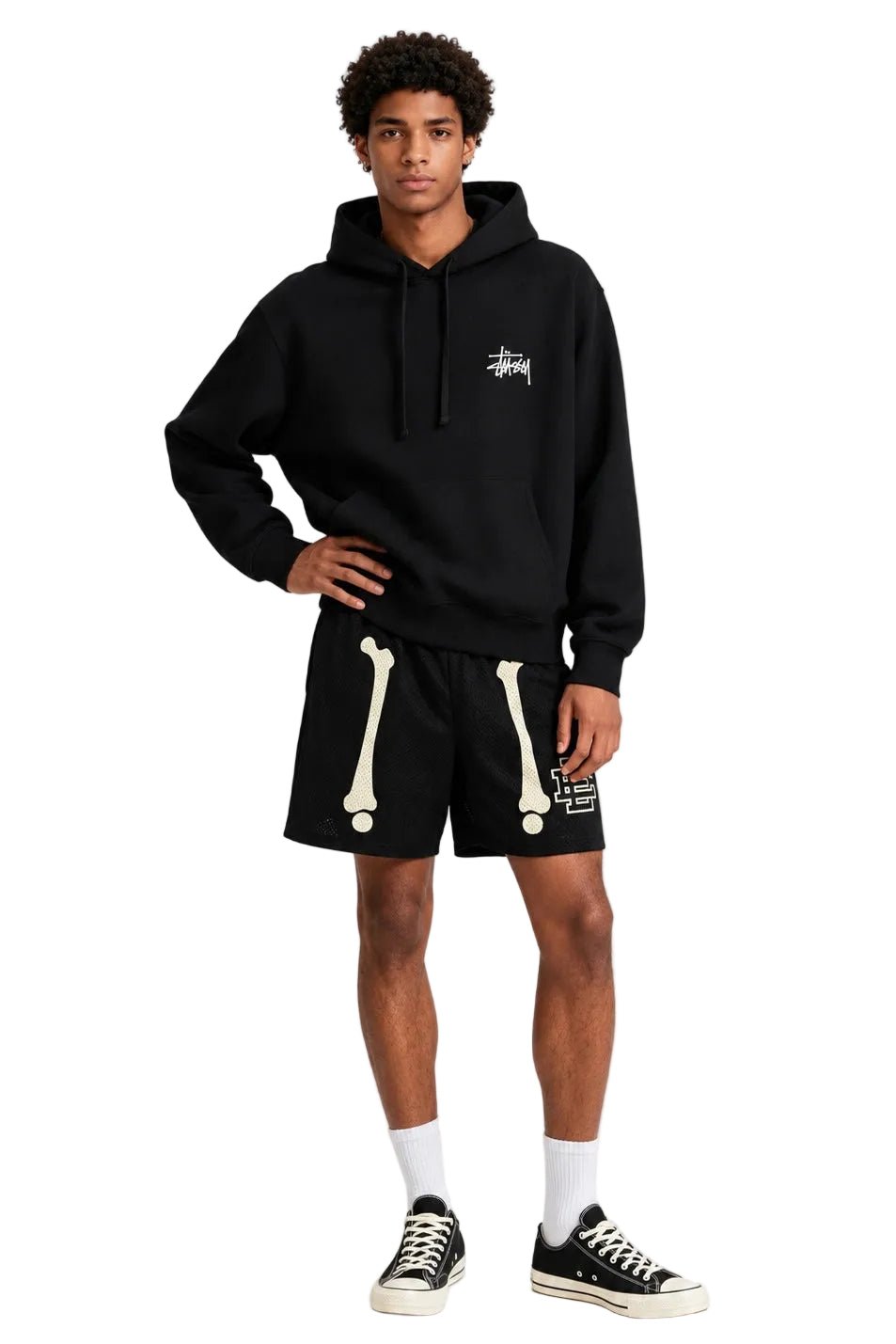 Eric Emanuel EE Basic Core Short Black Bones