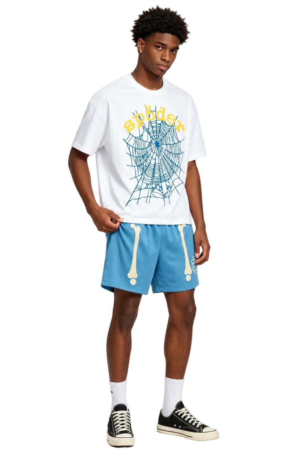 Eric Emanuel EE Basic Core Short Carolina Blue Bones