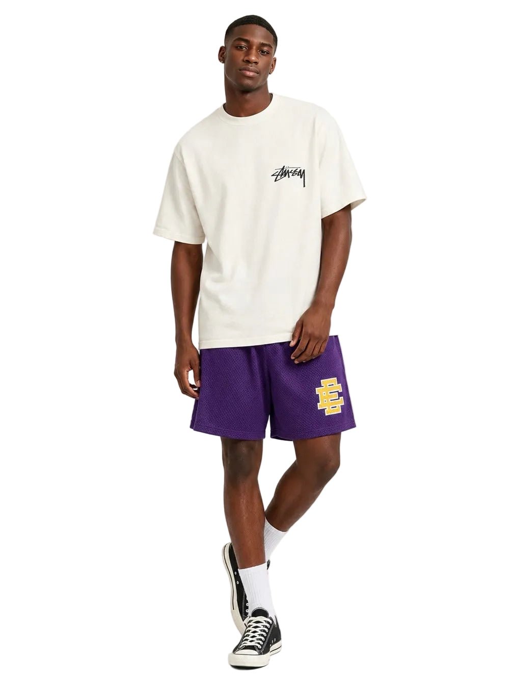 Eric Emanuel EE Basic Core Short Purple Yellow