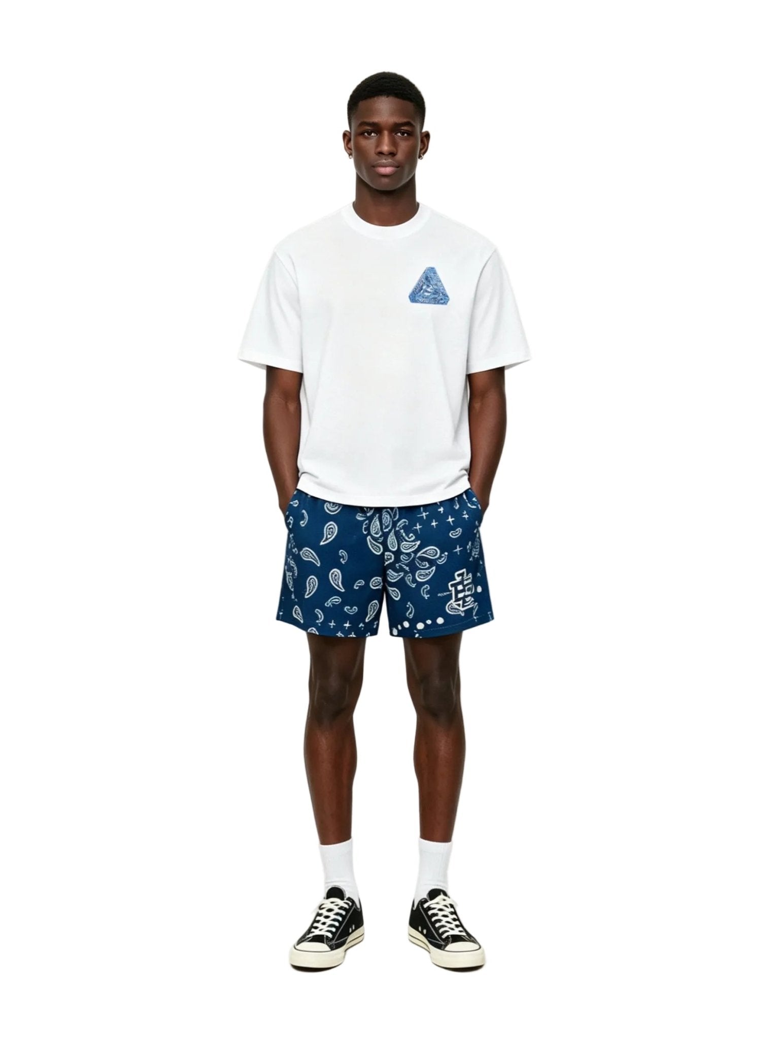 Eric Emanuel EE Basic Core Short SS25 Navy Paisley