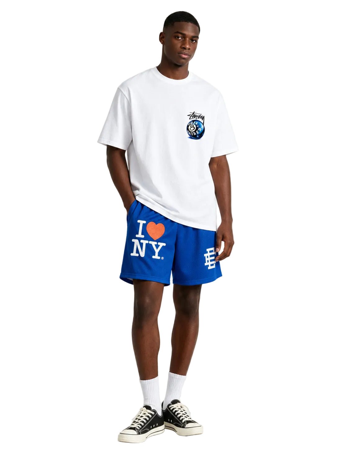 Eric Emanuel EE I Love New York Short  Royal Blue White