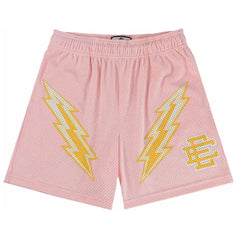 Eric Emanuel EE Short Rose Quartz/Yellow Bolt
