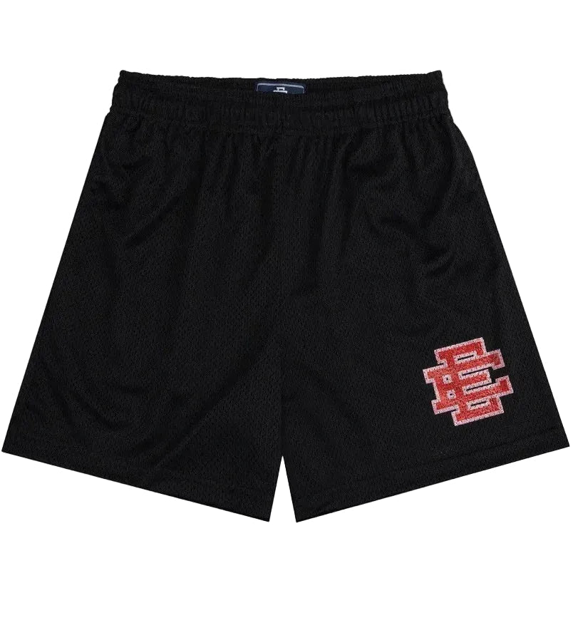 Eric Emanuel Men's Glitter Valentine's Basic Shorts Black