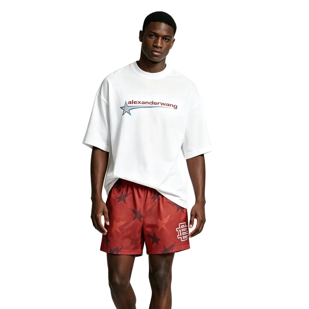 Eric Emanuel x BAPE EE Basic Core Short Red