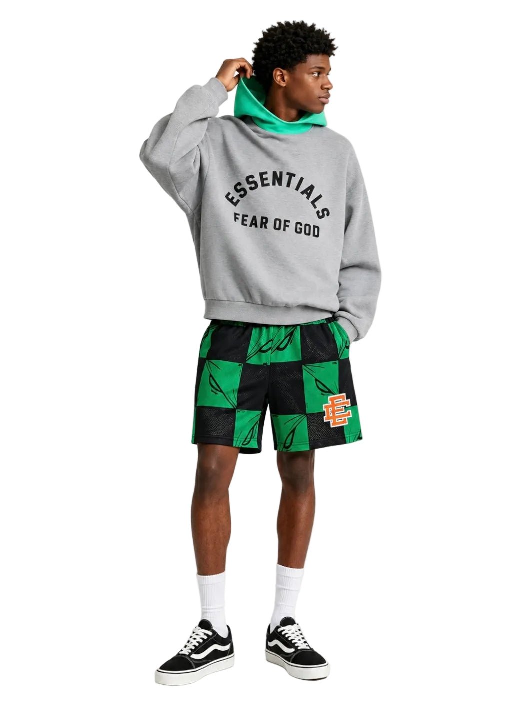 Eric Emanuel x Matty Boy EE Shorts 99 Eyes Slime/Orange