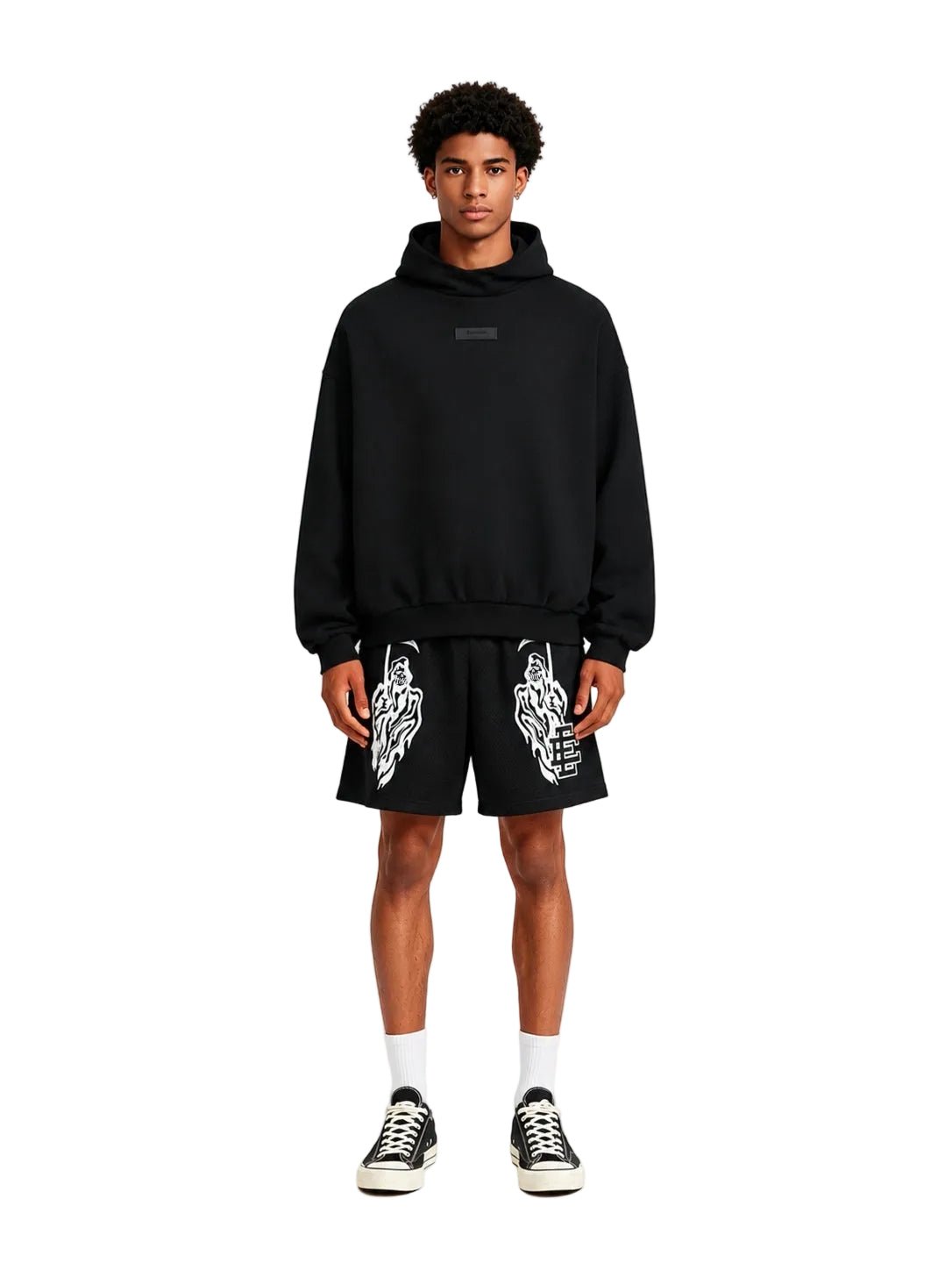 Eric Emanuel x Warren Lotas Short Black White